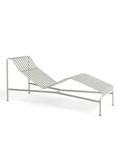 HAY Palissade Chaise Longue, sky grey fra> Solvogne/Liggestole