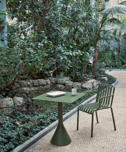 HAY Palissade Cone Table, 65x65/olive fra><noscript><img width=