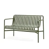HAY Palissade Dining Bench, olive fra> Havebænke
