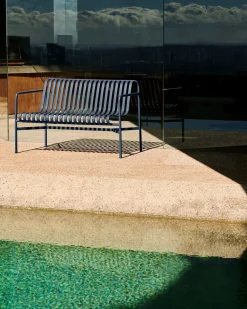 HAY Palissade Dining Bench, olive fra><noscript><img width=