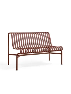 HAY Palissade Dining Bench uden armlæn, iron red fra> Havebænke