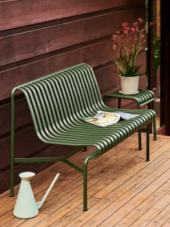 HAY Palissade Dining Bench uden armlæn, iron red fra><noscript><img width=