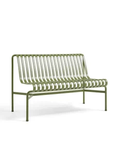HAY Palissade Dining Bench uden armlæn, olive fra> Havebænke