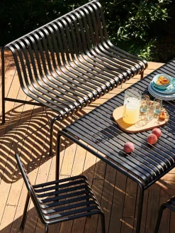 HAY Palissade Dining Bench uden armlæn, olive fra><noscript><img width=