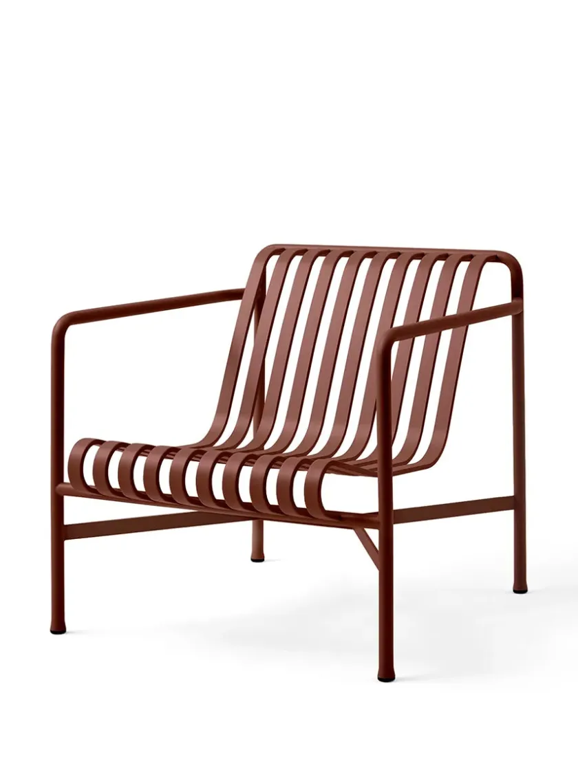 HAY Palissade Lounge Chair Low, Deep Blue fra> Udendørs Loungemøbler|Havestole