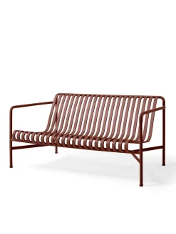 HAY Palissade Lounge Sofa, iron red fra> Udendørs Loungemøbler