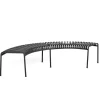 HAY Palissade Park Bench, antracit fra> Havebænke