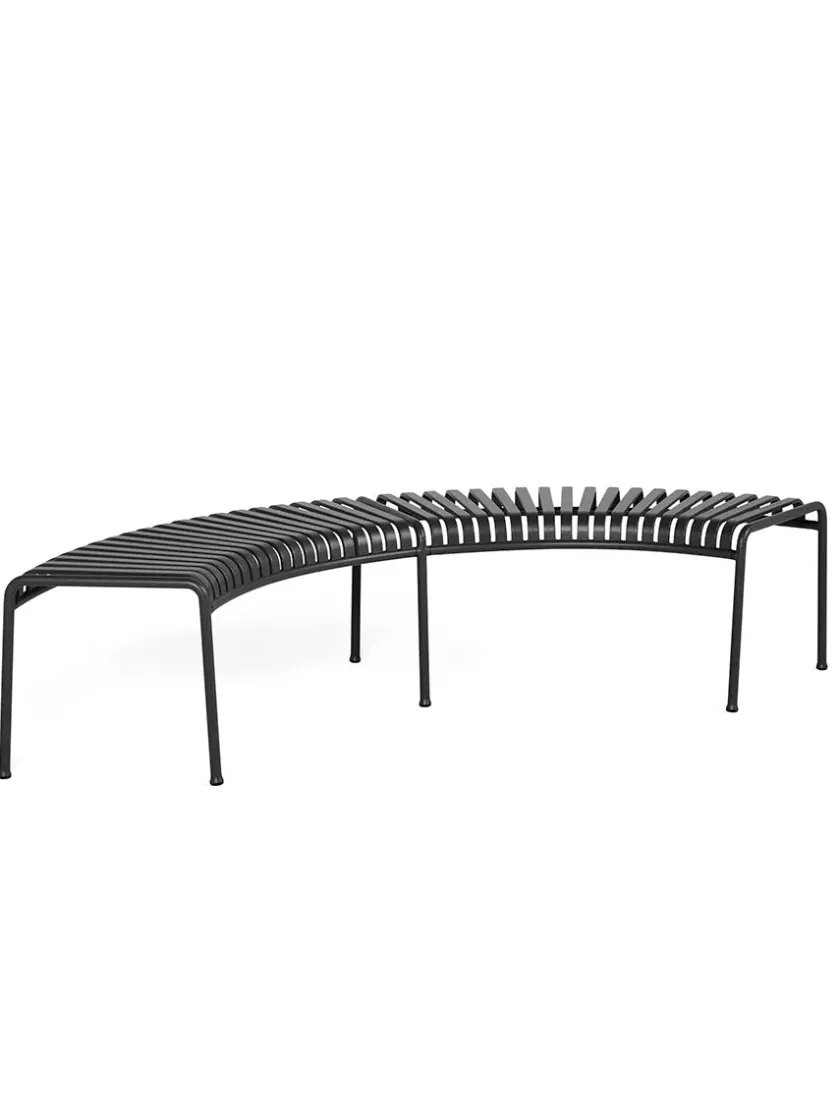 HAY Palissade Park Bench, antracit fra> Havebænke