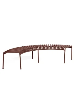 HAY Palissade Park Bench, iron red fra> Havebænke