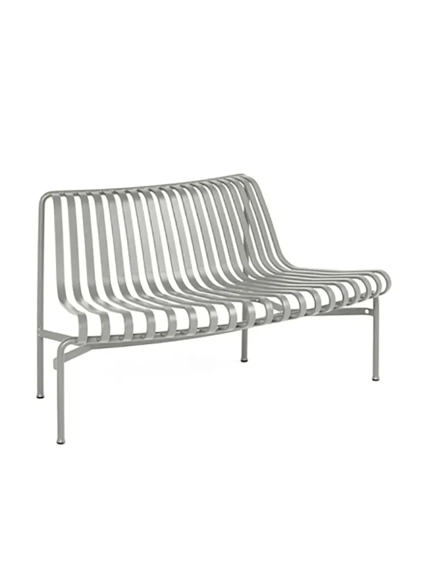 HAY Palissade Park Dining Bench, out, antracit fra> Havebænke