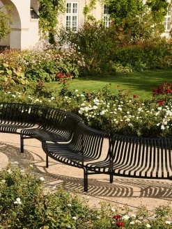 HAY Palissade Park Dining Bench, out, olive fra><noscript><img width=