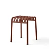 HAY Palissade Stool, iron red fra> Udendørs Loungemøbler|Havestole