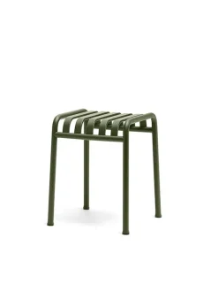 HAY Palissade Stool, olive fra> Udendørs Loungemøbler|Havestole