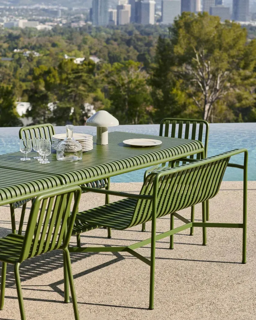 HAY Palissade Table 170x90, Deep Blue fra> Haveborde