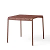 HAY Palissade Table 90x82, iron red fra> Haveborde