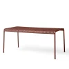 HAY Palissade Table 170x90, iron red fra> Haveborde