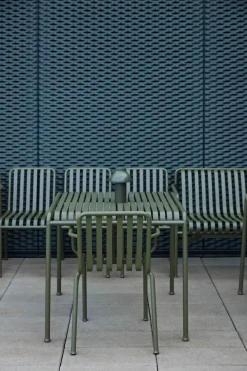 HAY Palissade Table 90x82, olive fra> Haveborde