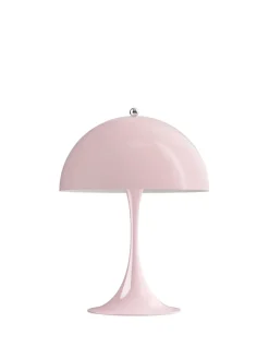 Louis Poulsen Panthella 250 Bordlampe, pale rose opal af Verner Panton><noscript><img width=