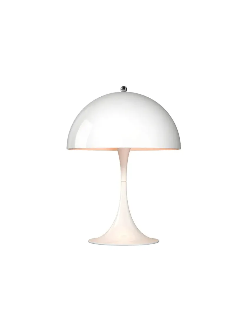 Louis Poulsen Panthella 250 Bordlampe, pale rose opal af Verner Panton> Spots