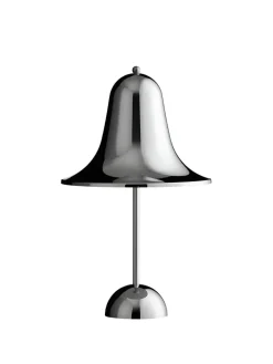 Verpan Pantop Portable bordlampe, Shiny Chrome fra> Portable Lamper|Spots