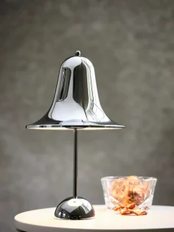 Verpan Pantop Portable bordlampe, Shiny Chrome fra><noscript><img width=