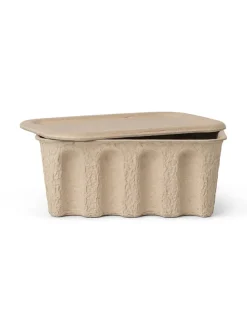 Ferm Living Paper Pulp Box Small, 2 stk. fra> Opbevaring