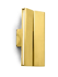 Anour Papilio Double Væglampe, brushed brass fra> Væglamper|Spots