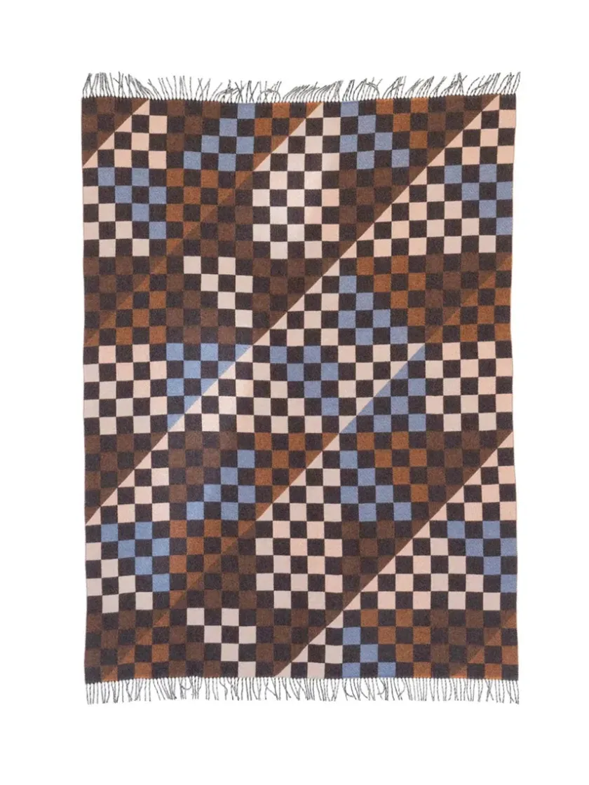 raawii Patch Plaid, leaf/egg/jet fra> Puder Og Plaider
