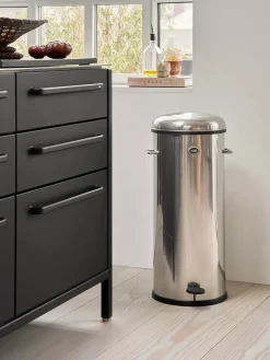 Vipp Pedalspand 17 - 30 L, Stainless Steel fra> Pedalspande