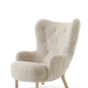 &Tradition Petra VB3 Chair, moonlight sheepskin/oak fra> Lænestole