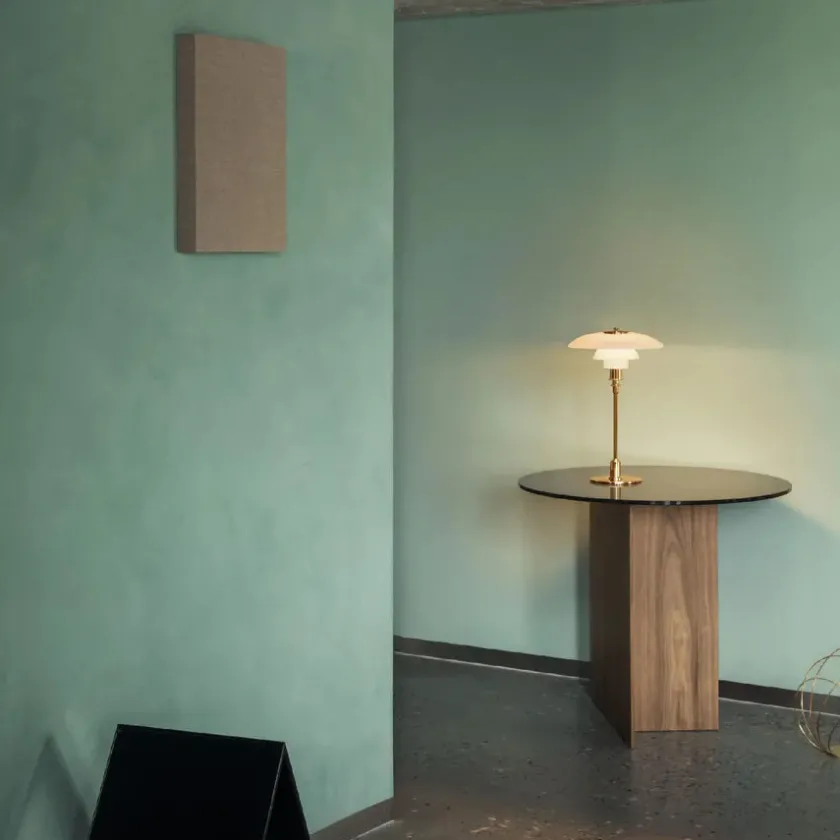 Louis Poulsen PH 3/2 Bordlampe, Aged Brass fra> Spots