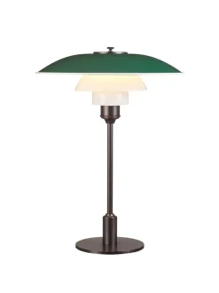 Louis Poulsen PH 3½-2½ Bordlampe, grøn af Poul Henningsen> Spots