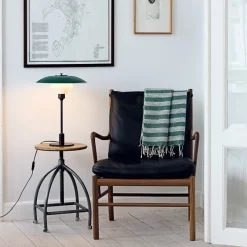 Louis Poulsen PH 3½-2½ Bordlampe, grøn af Poul Henningsen> Spots