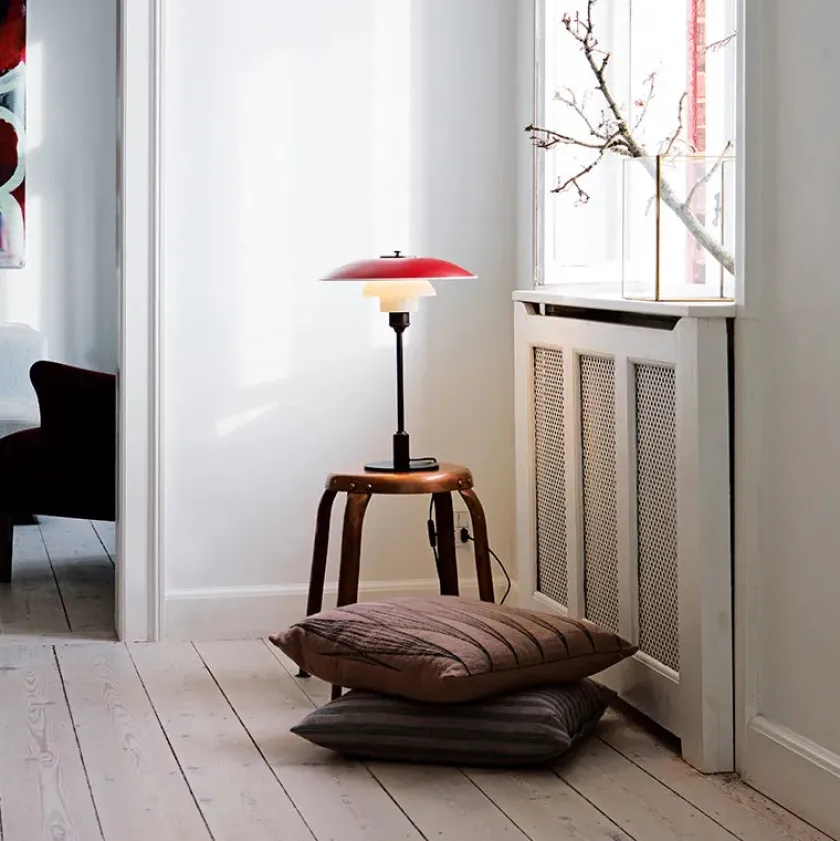 Louis Poulsen PH 3½-2½ Bordlampe, grøn af Poul Henningsen> Spots