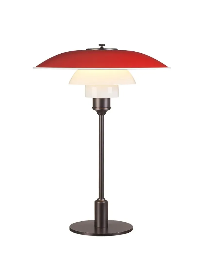 Louis Poulsen PH 3½-2½ bordlampe, hvid af Poul Henningsen> Spots