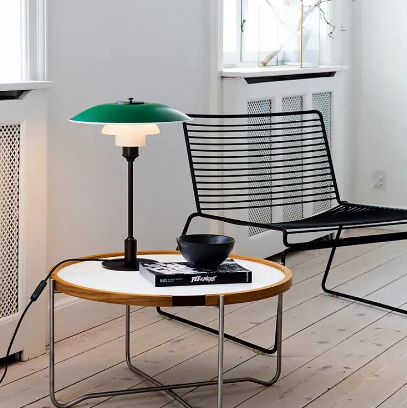 Louis Poulsen PH 3½-2½ bordlampe, hvid af Poul Henningsen> Spots