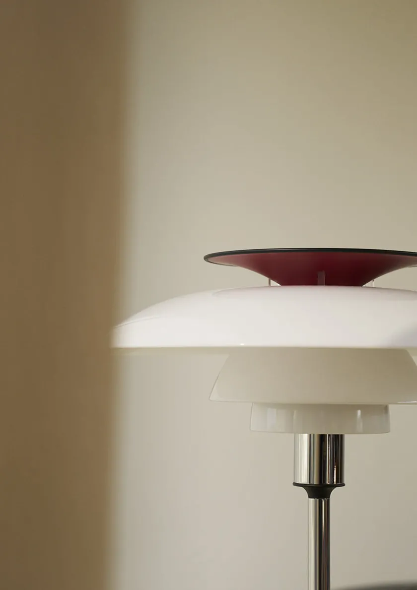 Louis Poulsen PH 80 Bordlampe, krom fra> Spots