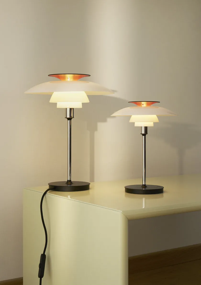 Louis Poulsen PH 80 Bordlampe, krom fra> Spots