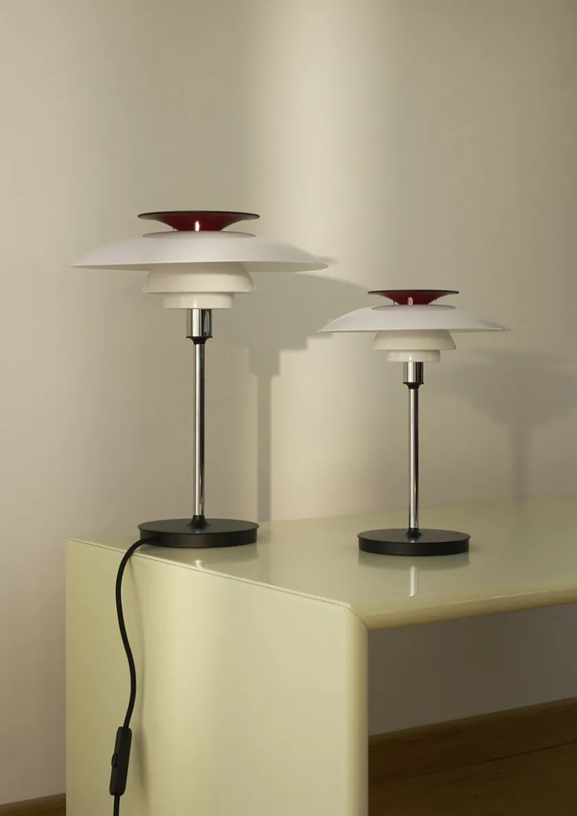 Louis Poulsen PH 80 Bordlampe, krom fra> Spots