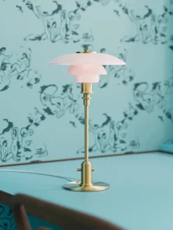 Louis Poulsen PH 2/1 Bordlampe, messing metalliseret fra><noscript><img width=