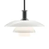 Louis Poulsen PH 4½-4 glas pendel fra> Pendler|Spots