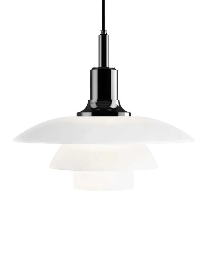 Louis Poulsen PH 3½-3 Glas Pendel, højglansforkromet fra> Spots|Pendler
