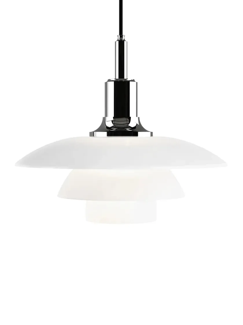 Louis Poulsen PH 3½-3 Glas Pendel, messing metalliseret fra> Spots|Pendler