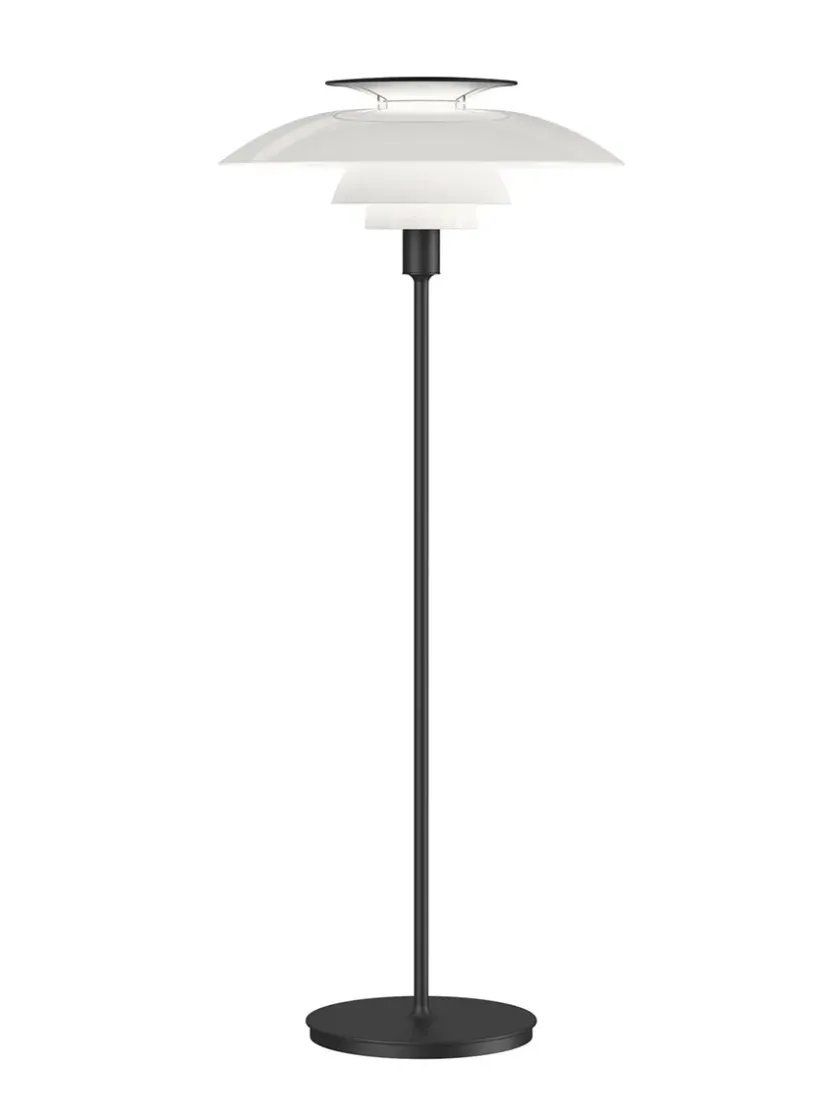 Louis Poulsen PH 80 gulvlampe, sort fra> Gulvlamper|Spots