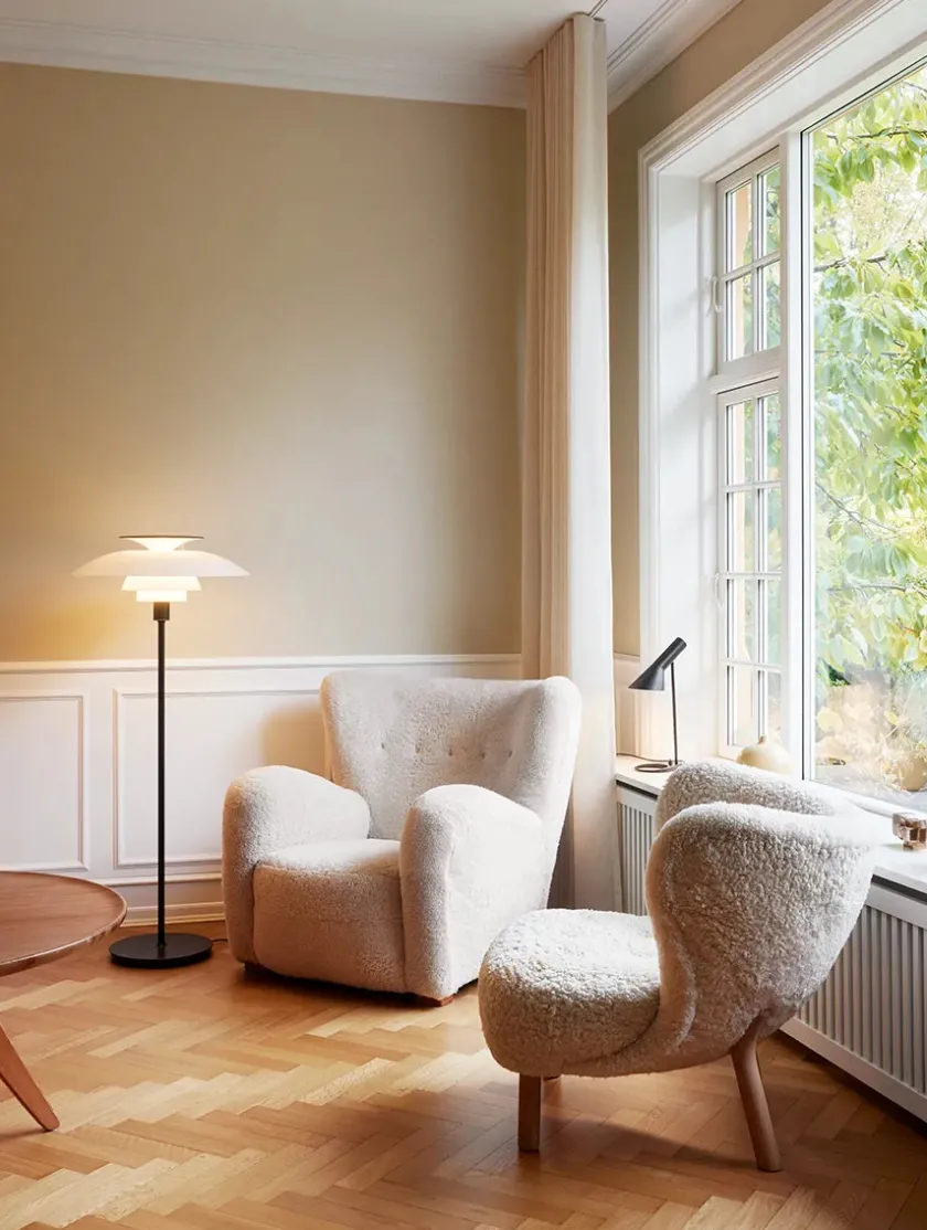 Louis Poulsen PH 80 gulvlampe, sort fra> Gulvlamper|Spots