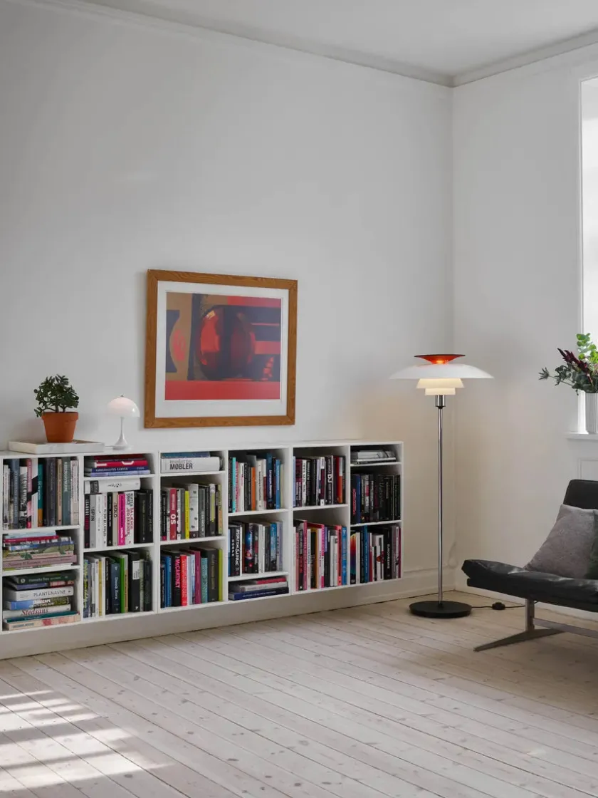 Louis Poulsen PH 80 gulvlampe, sort fra> Gulvlamper|Spots