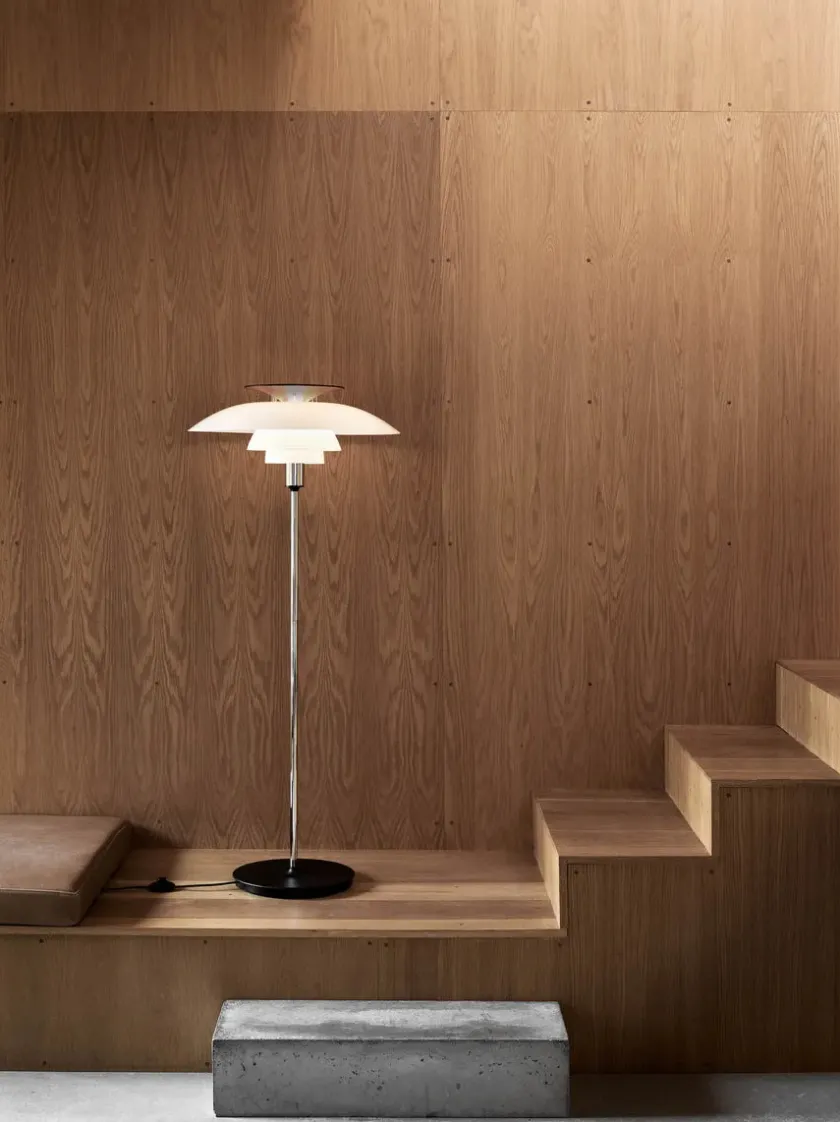 Louis Poulsen PH 80 gulvlampe, sort fra> Gulvlamper|Spots