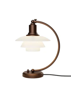 Louis Poulsen PH 2/2 Luna Bordlampe, Aged Brass fra> Spots