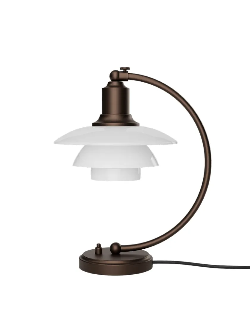 Louis Poulsen PH 2/2 Luna Bordlampe, Aged Brass fra> Spots