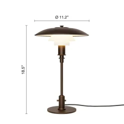 Louis Poulsen PH 3/2 Pale Rose Bordlampe fra><noscript><img width=